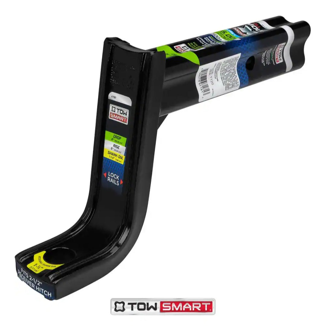 Class V, 15,000 lb, 8 in Drop X 6 in. Rise X 1-1/4 in. Class V, 15,000 lb, 8 in Drop X 6 in. Rise X 1-1/4 in.